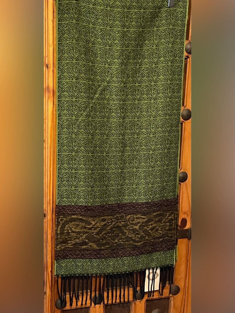 Aran Sweater Market scarf NWT  see Pics